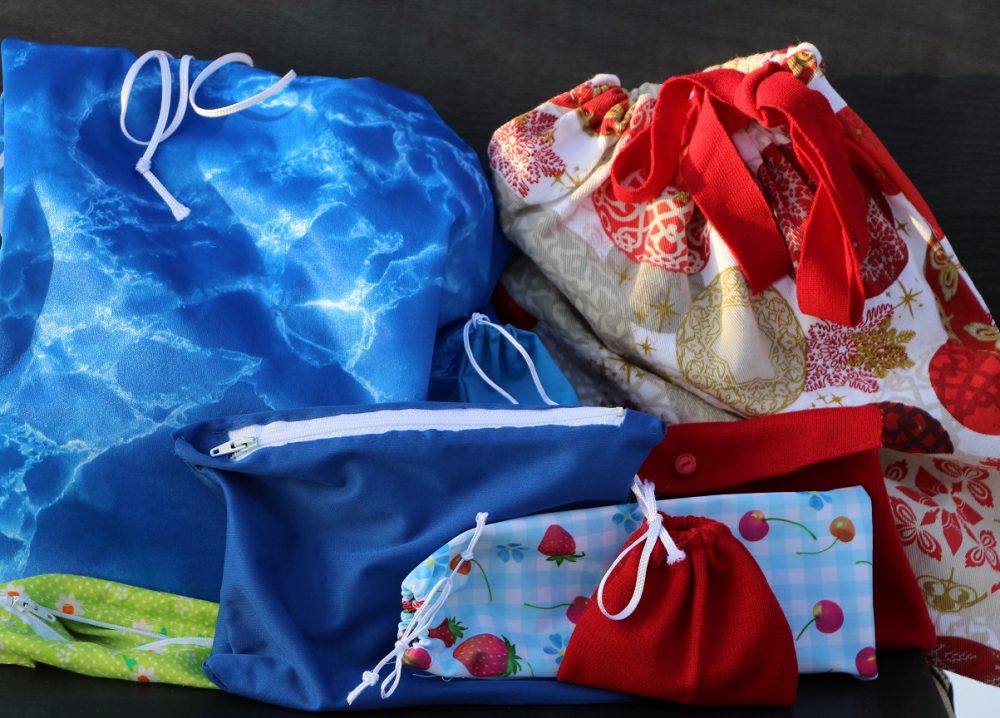 Différents sacs de tissu pour des usages variés